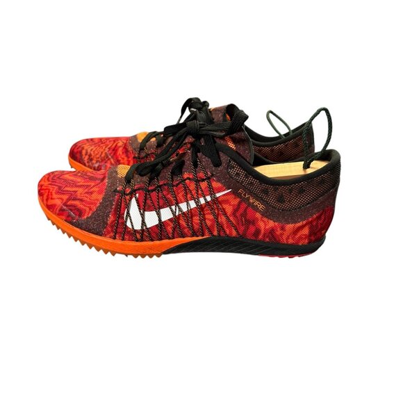 Nike Flywire Mens Track & Field Shoes Orange and Black Size 7 - Picture 4 of 9